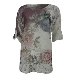 Bomulds Bluse Bordeaux