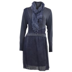 Tunika Med Blonde Detaljer