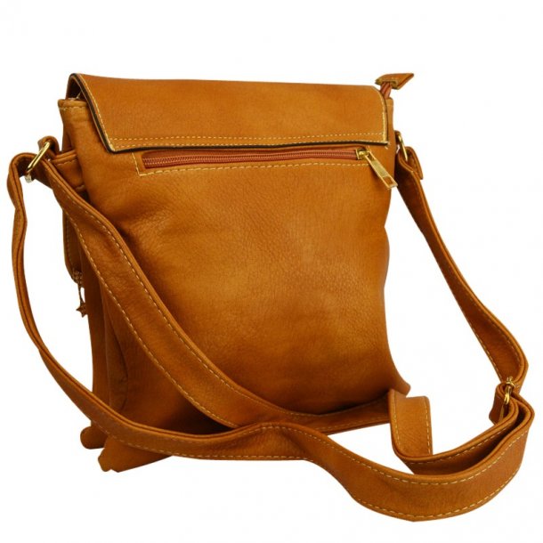 Skuldertaske Med Guld Detalje