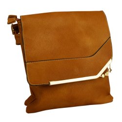 Skuldertaske Med Guld Detalje