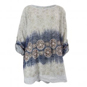 Let Bomuldsbluse Hvid