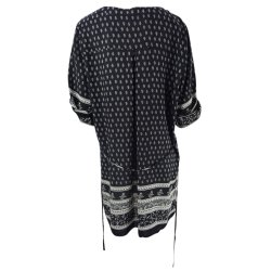 Tunika Med Bindebnd Sort