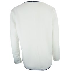 Jakke Med Lderkant Sort