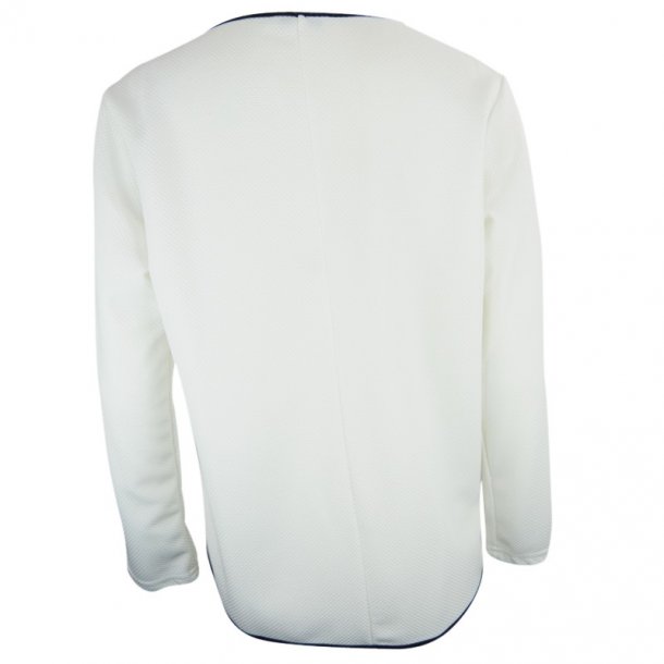 Jakke Med Lderkant Sort