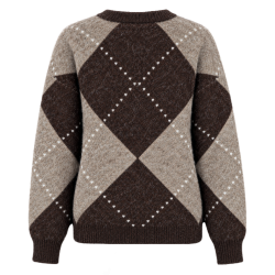 Argyle Sweater - Brun