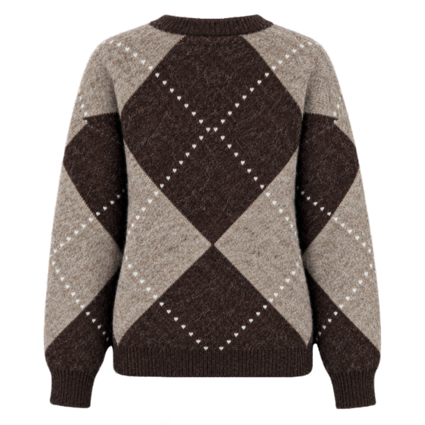 Argyle Sweater - Brun