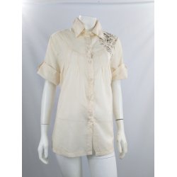 Kortrmet Skjorte Hvid