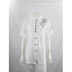 Kortrmet Skjorte Hvid
