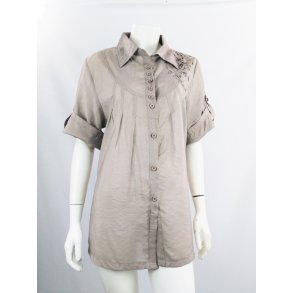 Kortrmet Skjorte Sand
