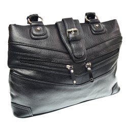 Taske med dobbelt lynls