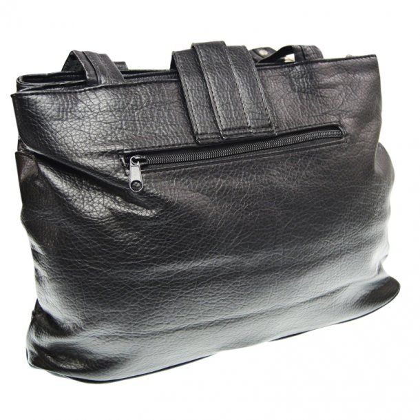 Taske med dobbelt lynls