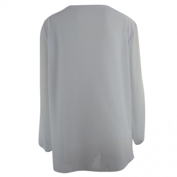 Bluse Med Pliss