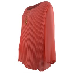 Bluse Med Pliss