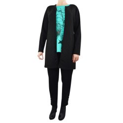 T-shirt Med Print Sort