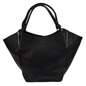 Stor sort taske med ekstra lille taske