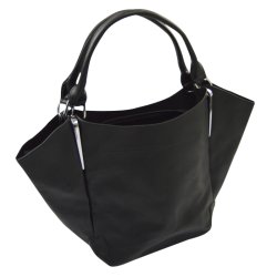 Stor sort taske med ekstra lille taske