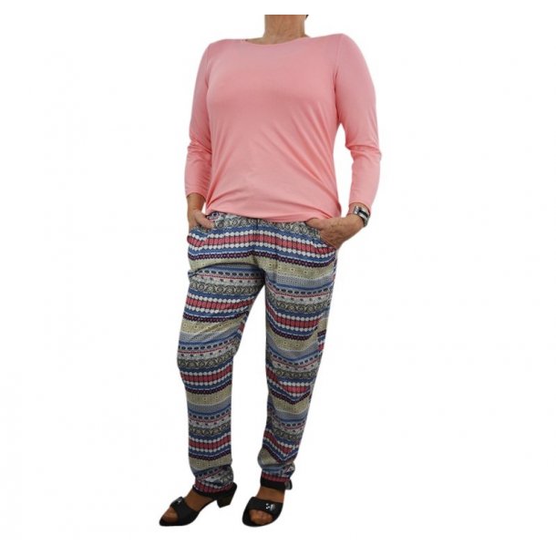 Bukser Loose Fit Koral/Grn