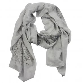 Trklde Med Fjer Motiv Gr