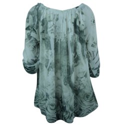 Bluse Med Sommerfugl Og Snre