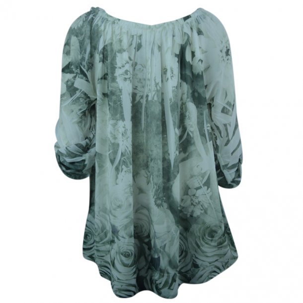 Bluse Med Sommerfugl Og Snre