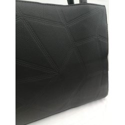 Skuldertaske med struktur