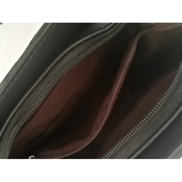 Skuldertaske med struktur