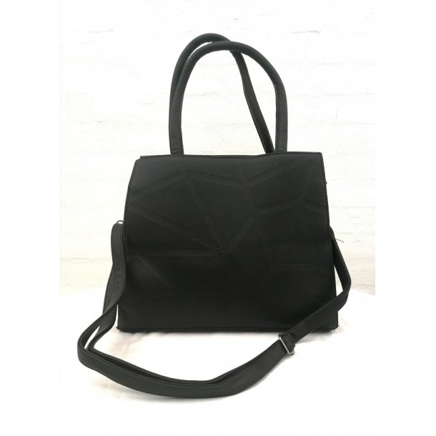 Skuldertaske med struktur