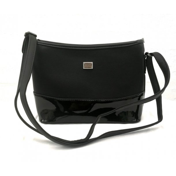 Skuldertaske Med Blanke Detaljer