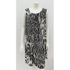Kjole Med Leopard Print