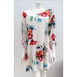 Blomstret Tunika