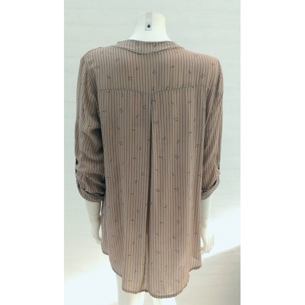 Skjorte bluse Brun