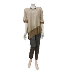 Nude Bluse med Blonde