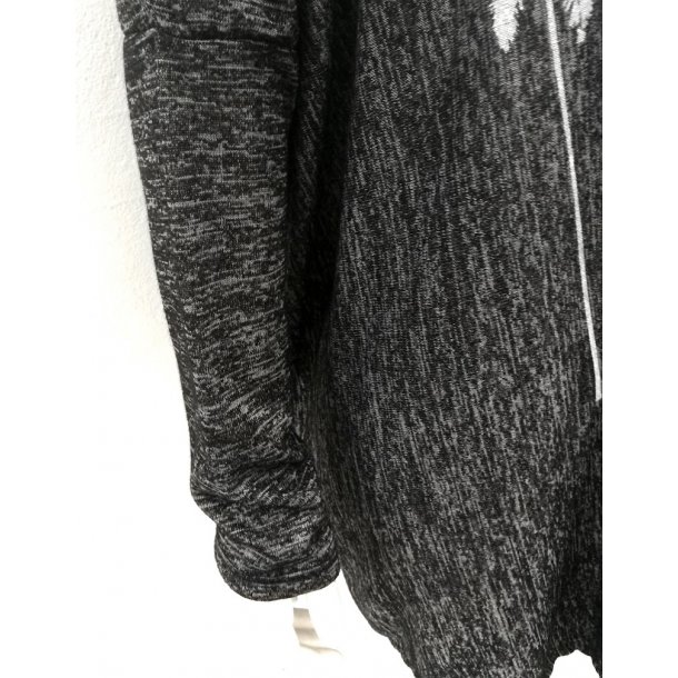 Oversize Bluse Med Palmer