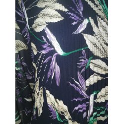 Plisseret Bluse med Mnster