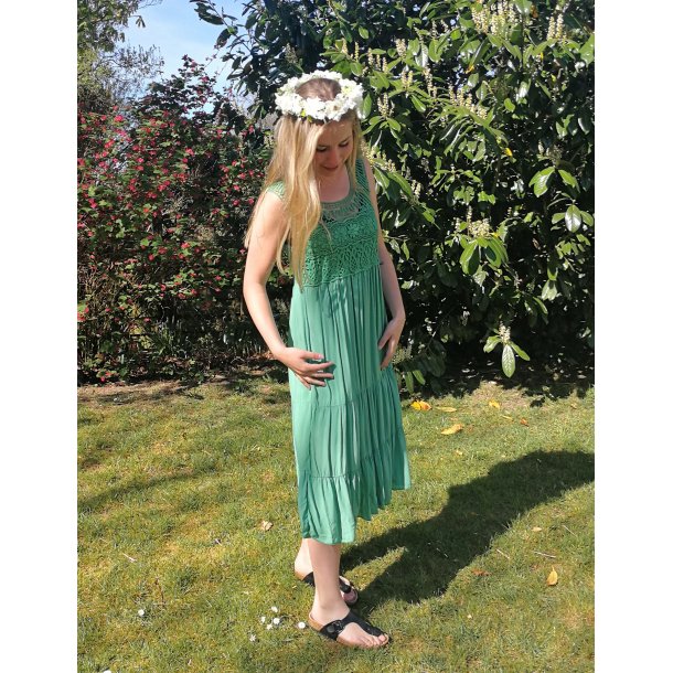 Kjole Med Blondefront