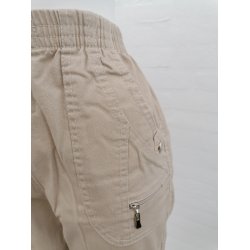 Bomulds Buks Med Superstretch - Sand