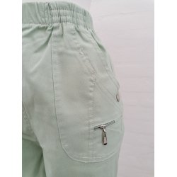 Bomulds Buks Med Superstretch - Mint Gr�n