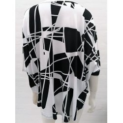 Viskose Bluse Med Grafisk Print