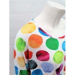 Viskose Bluse Med Prikker