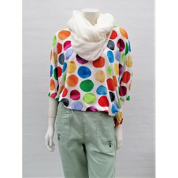 Viskose Bluse Med Prikker