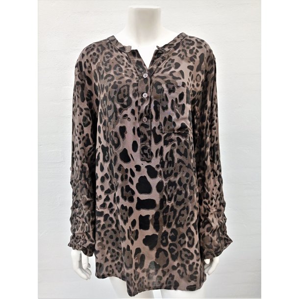 Skjorte med Leopardprint