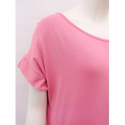 T-shirt Kjole i midi-lngde - Rosa