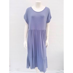 T-shirt Kjole i midi-lngde - Jeans Bl