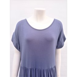 T-shirt Kjole i midi-lngde - Jeans Bl