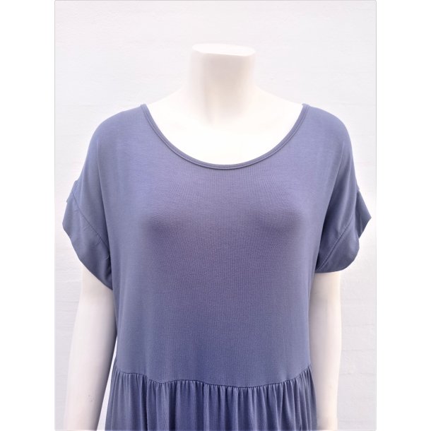 T-shirt Kjole i midi-lngde - Jeans Bl