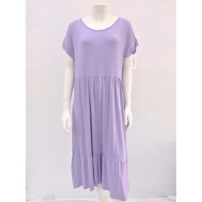 T-shirt Kjole i midi-lngde - Lilla
