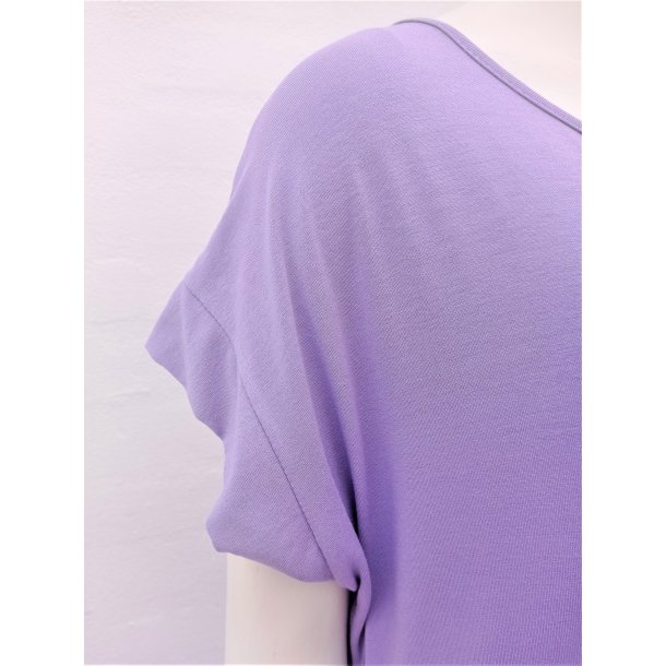 T-shirt Kjole i midi-lngde - Lilla