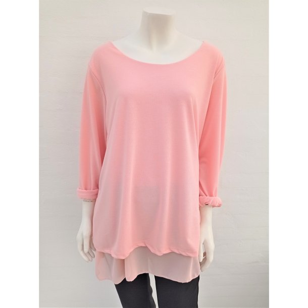 Bluse med Underskrt