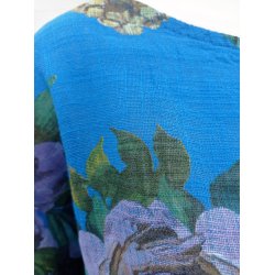 Blomstret Bomulds Bluse