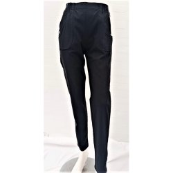 Buks Med Superstretch &amp; Stribe Ved Lomme - Sort